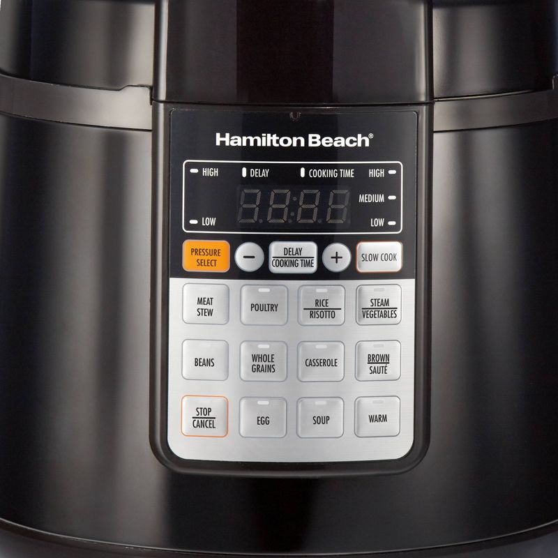 Hamilton Beach 6qt Pressure Cooker - Black