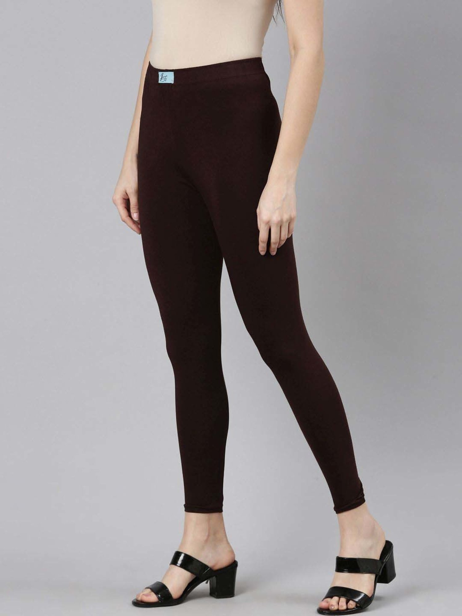 JCSS Coffee Brown Cotton Leggings