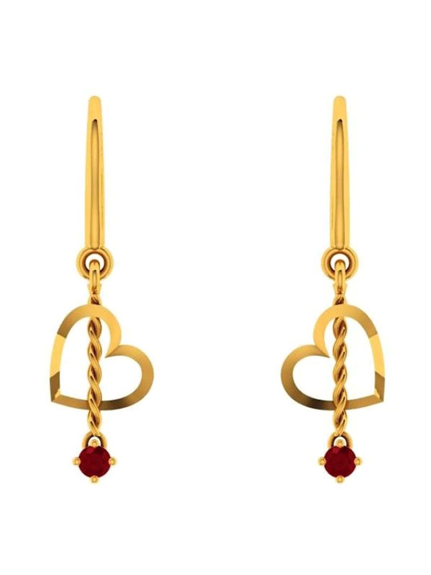 P.C. Chandra Jewellers 22k Gold Earrings for Women