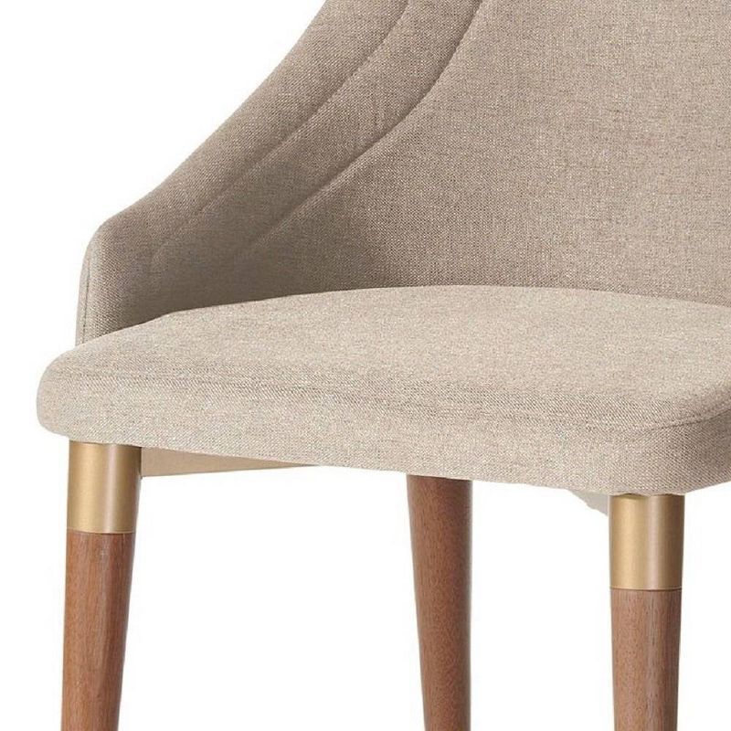 Utopia 2.0 Dining Armchair Dark Beige - Manhattan Comfort