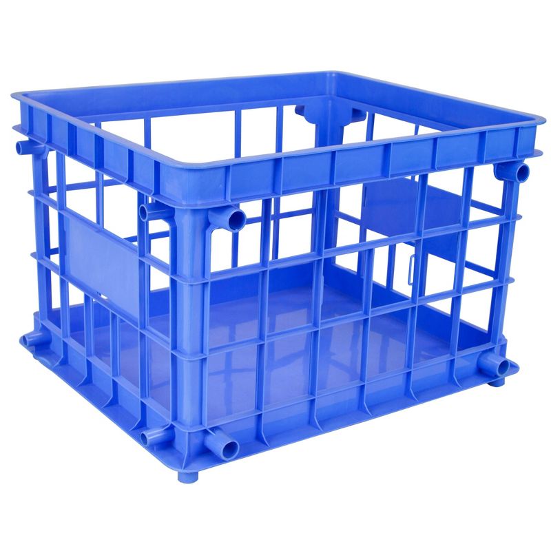 Storex 3pk File Crates Letter Size - Blue