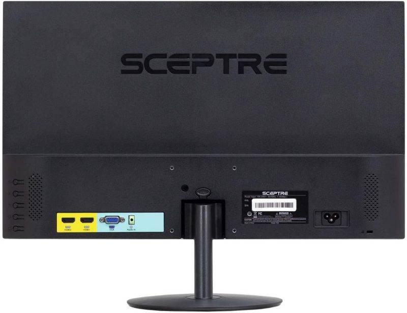 Sceptre 24" 75Hz Full HD 1080P LED Monitor HDMI VGA Build In Speakers, Brushed Black 2019 (E248W-19203RS)