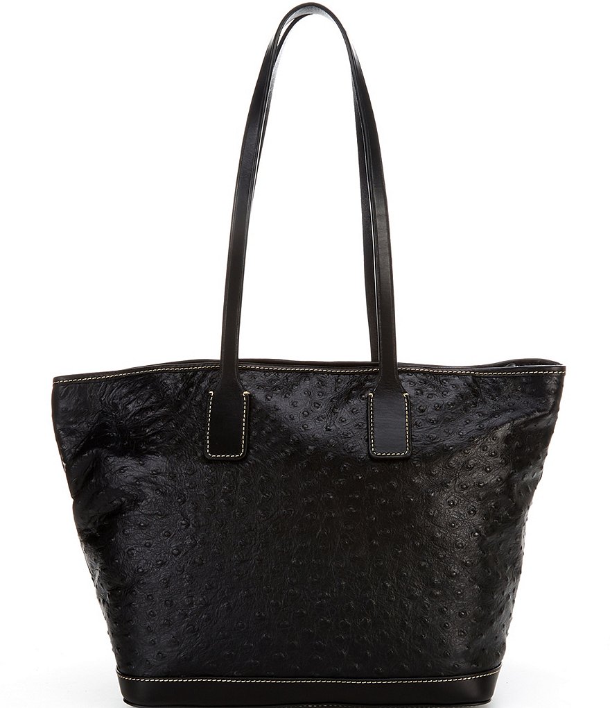 Dooney & Bourke Ostrich Collection Leather Tote Bag