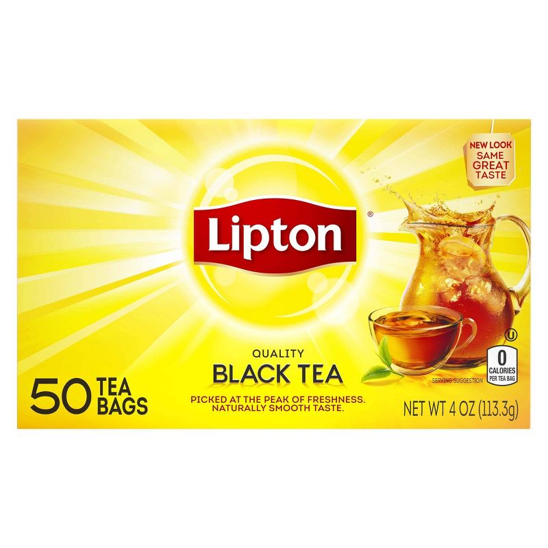 Lipton Black Tea Bags - 50ct