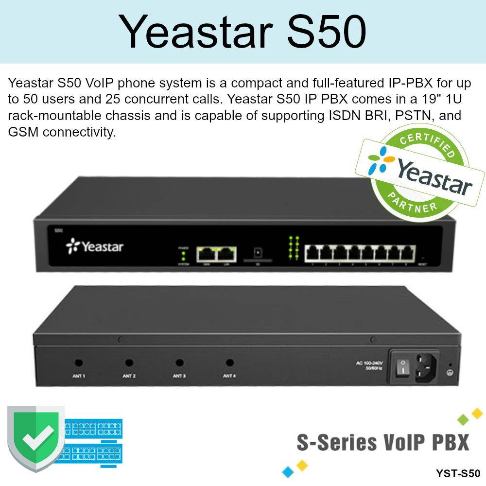 Yeastar S50 VoIP PBX Phone System