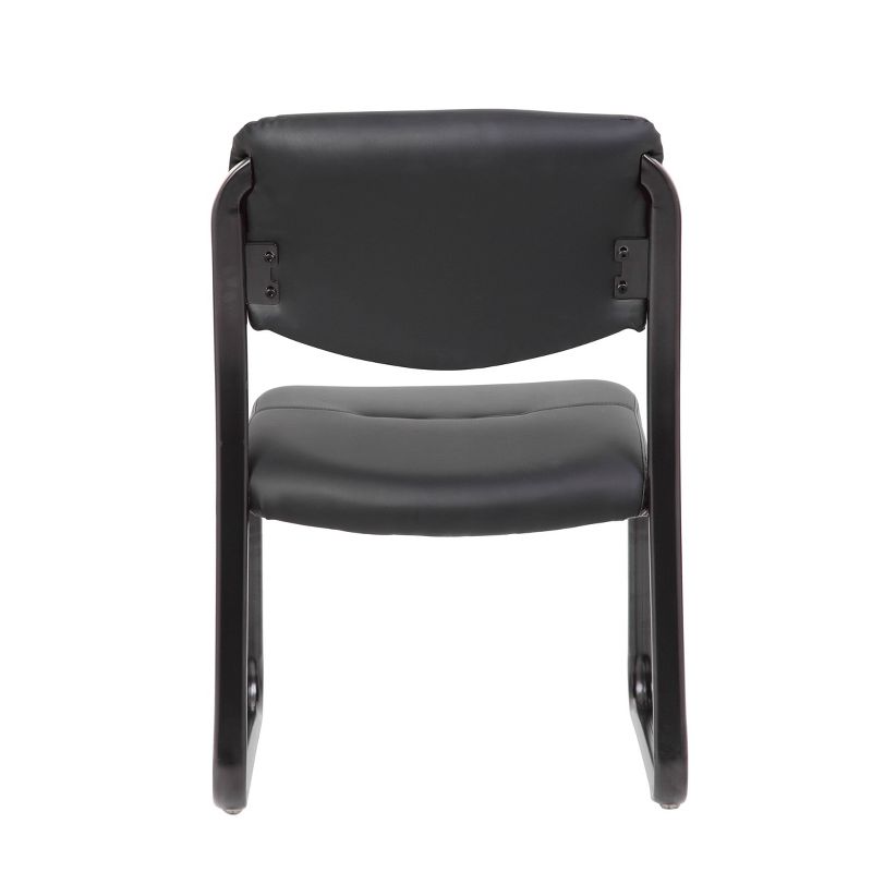 Sled Base Guest Chair Black - Boss