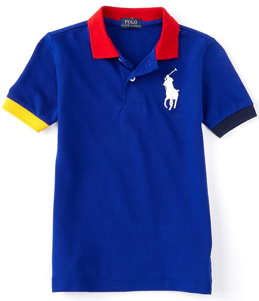 Nautica Big Boys 8-20 Short-Sleeve Vertical Logo Polo