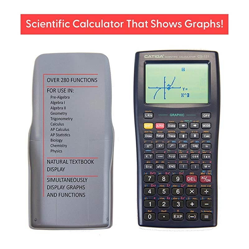 Scientific Graphic Calculator -  CS121 - Scientific and Engineering Calculator - Programmable System (Black)