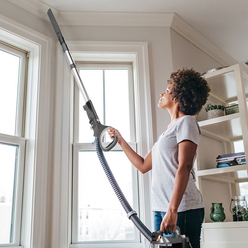 Shark NV771 DuoClean Lift Away Speed Bagless Upright HEPA Vacuum Cleaner for Carpet and Hard Floors, Purple (Certified Refurbished)