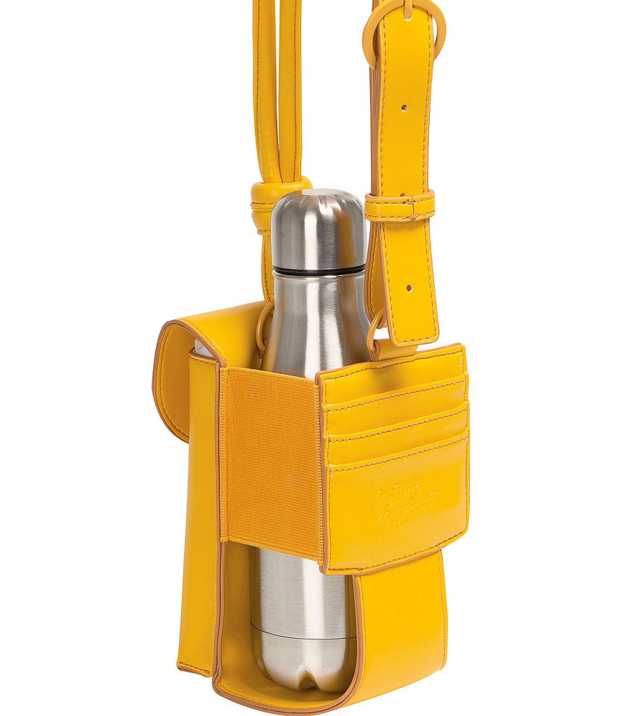 Create & Cultivate Vegan Leather Water Bottle Crossbody Bag