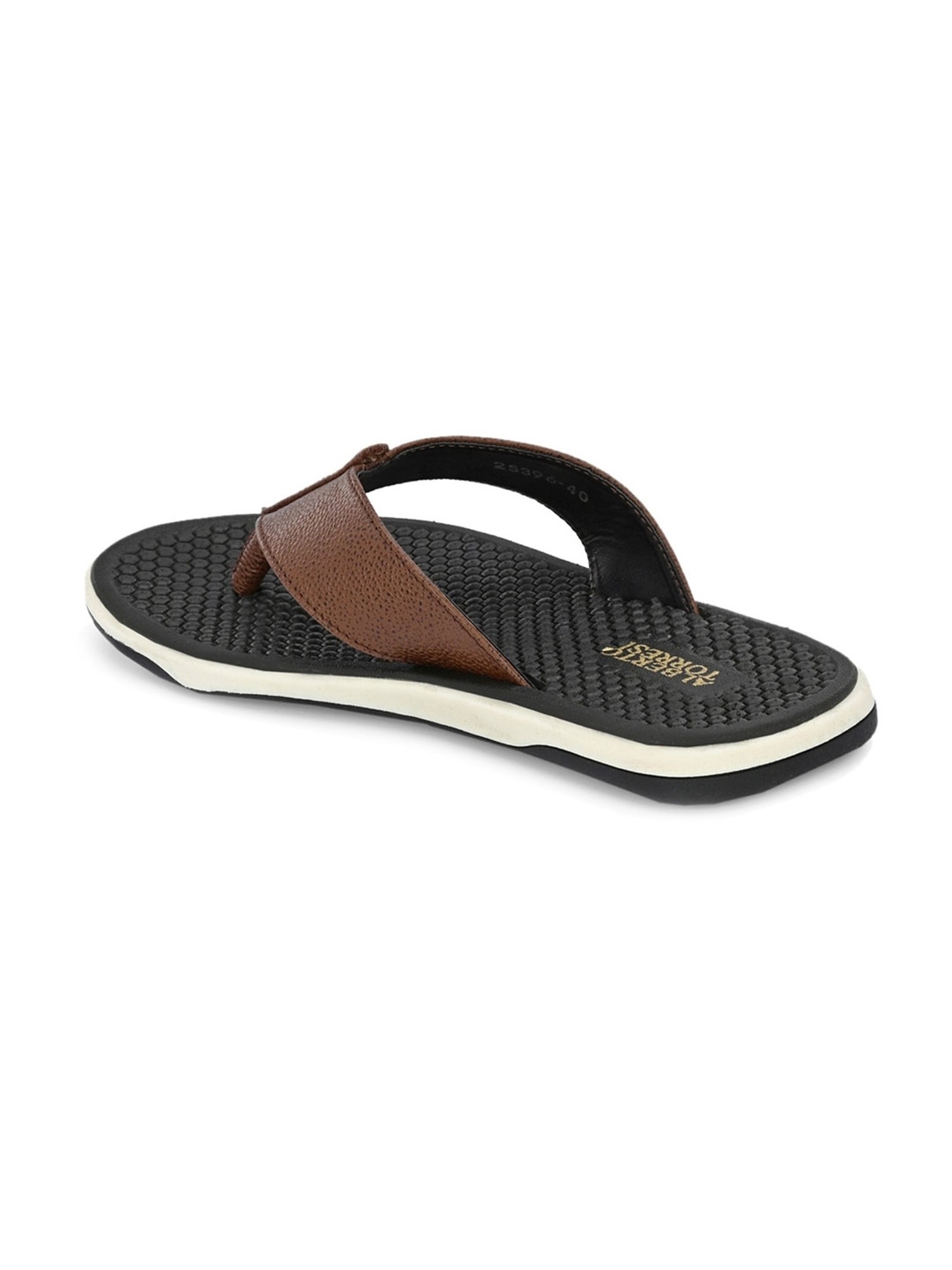 Alberto Torresi Men's Brown Thong Sandals