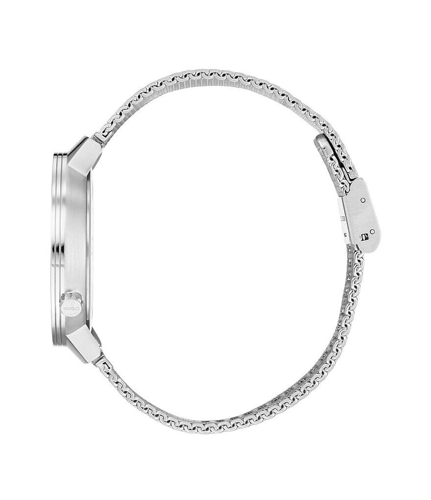 HUGO HUGO BOSS #Travel Silver Mesh Watch