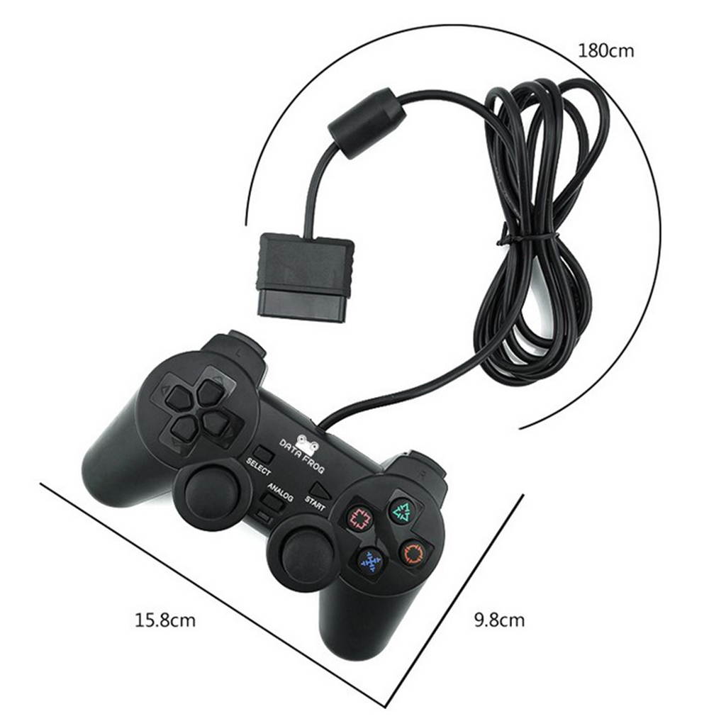 2.4G Wireless Gamepad Controller Controller Twin Shock for Sony PS2 Console