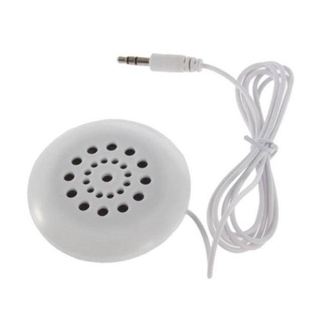 F06085 Mini 3.5mm Pillow Speaker for MP3 / MP4 Music Player Color White
