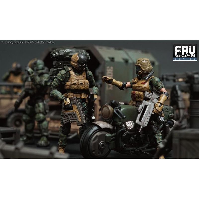 FAV-A32 Combat Instructor Kelsey 1:18 Scale | Acid Rain Fav Action figures