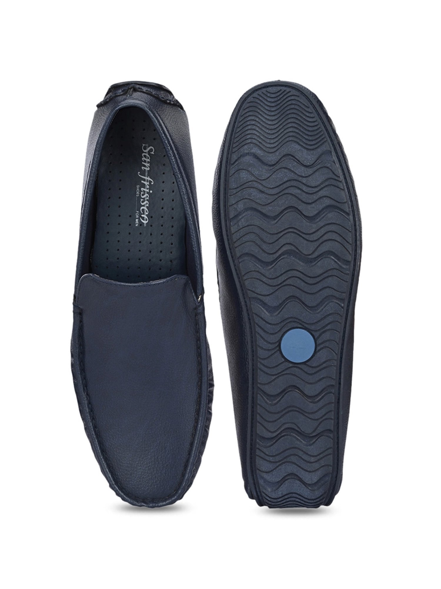 San Frissco Men's Blue Casual Loafers