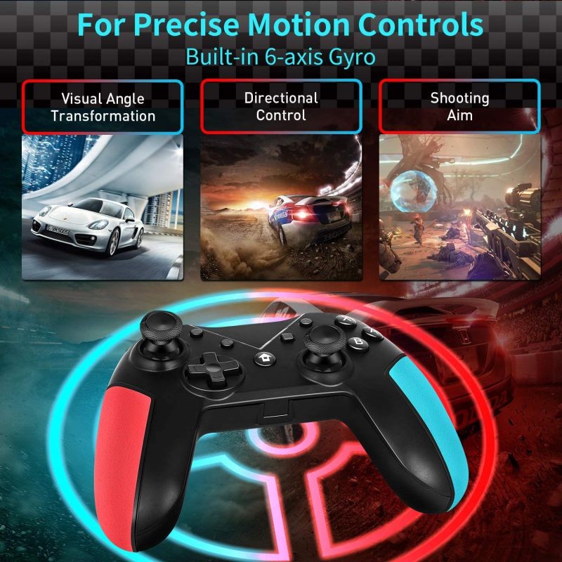 Yijianxi Wireless controller, remote control gamepad Joypad joystick, suitable for switching consoles
