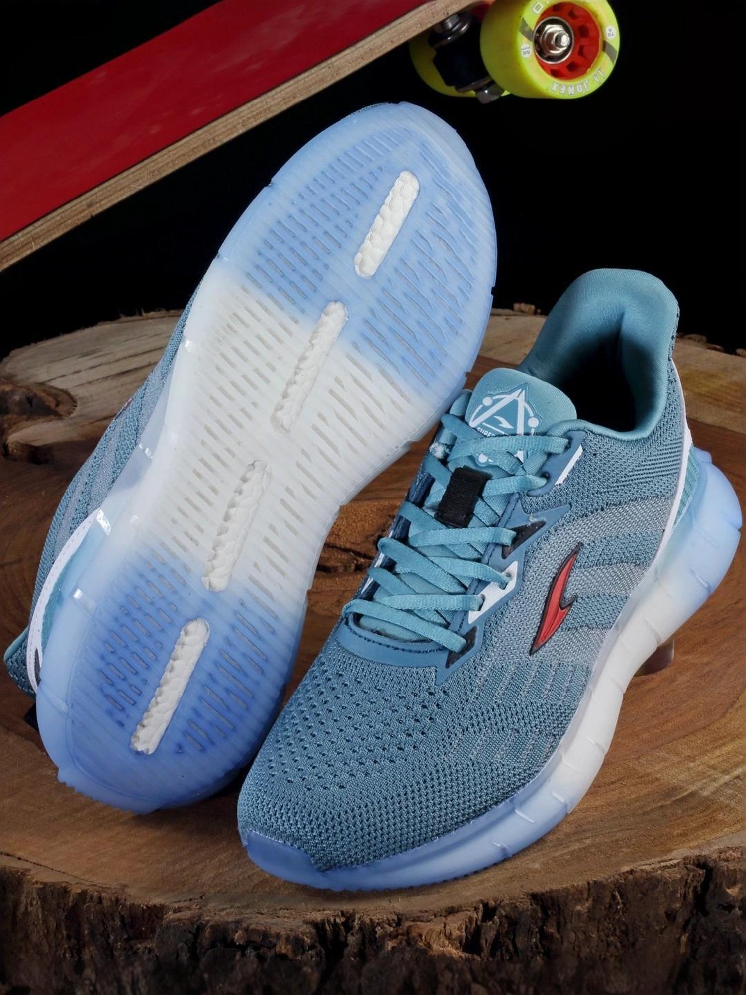Asian Men's Teal Running Shoes