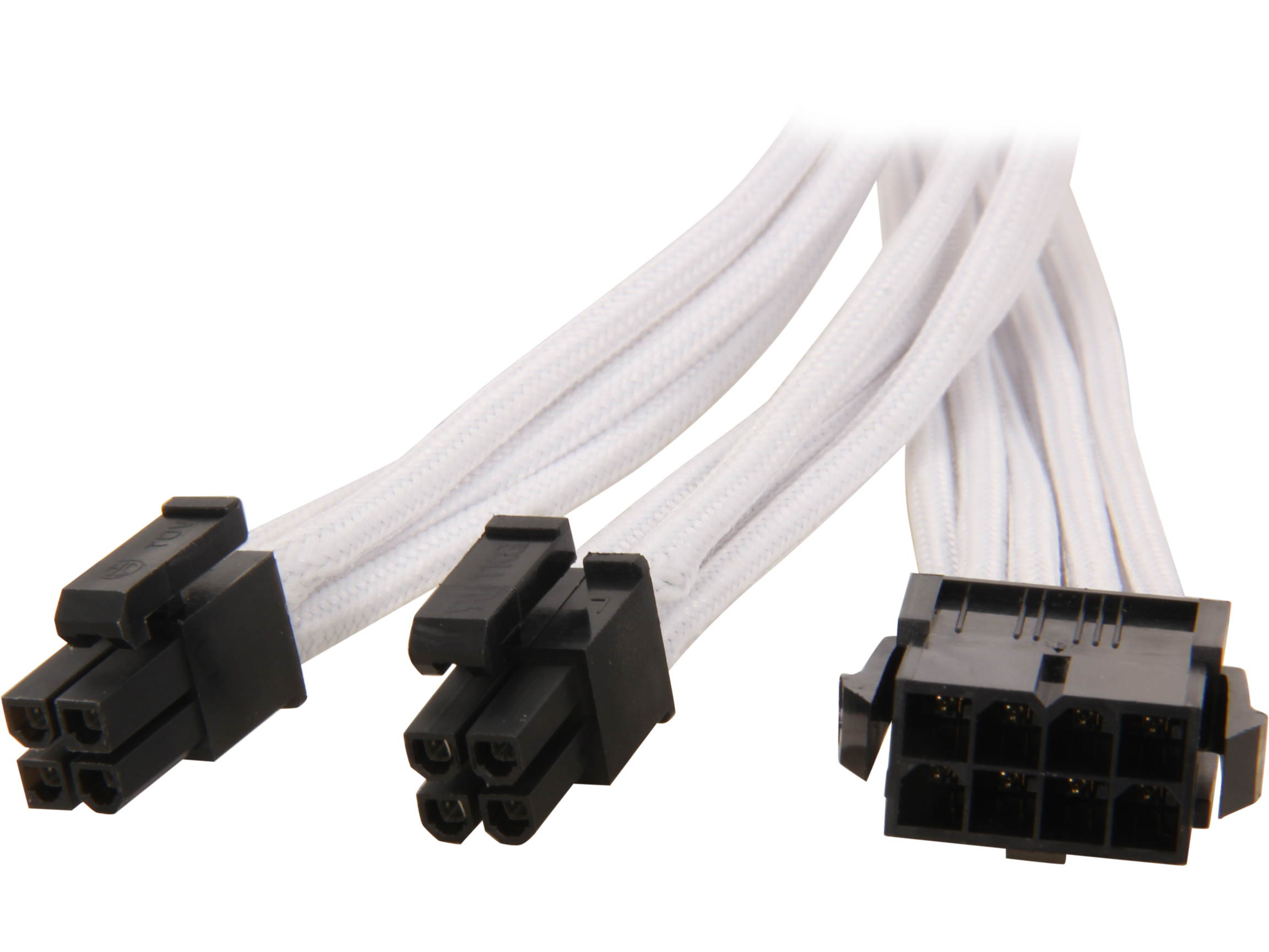 Silverstone PP07-EPS8W Sleeved Extension Power Supply Cable, 1 x 8pin to EPS12V 8pin(4+4) Connector