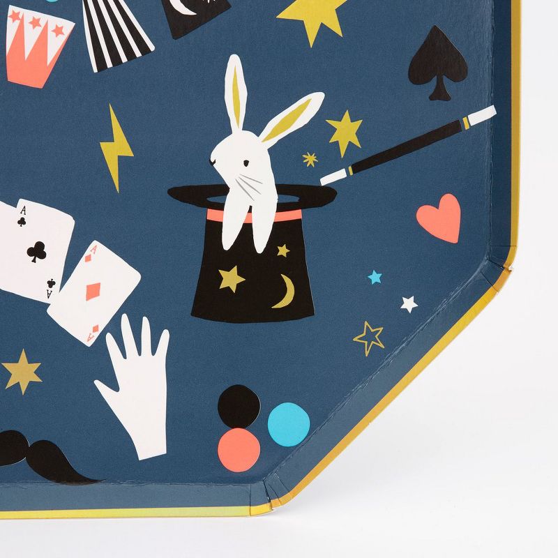 Hot Magenta Pink 9" Paper Plates - 18ct