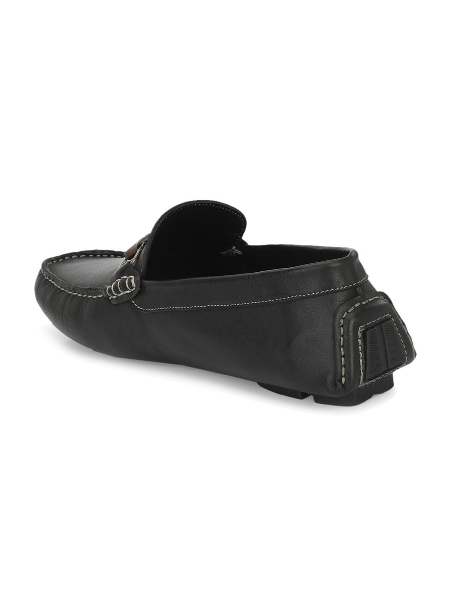 Hitz Men's Black Casual Loafers
