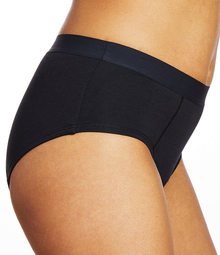 Thinx Super Cotton Absorbent Brief Mid Rise Period Panty