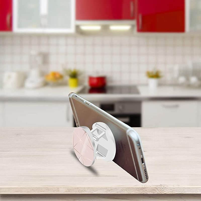 Mounts and Stands Expanding Stand Grip Mount Socket for Smartphones iPhone and Tablets Pink Golden Lines