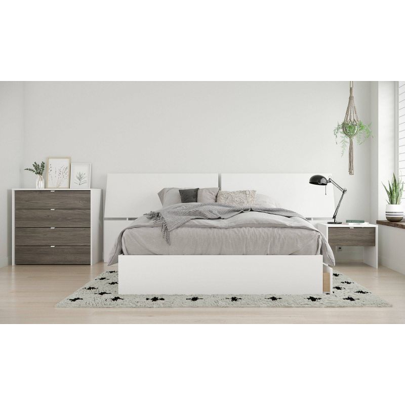 County Line 4 Drawer Chest Rum Walnut - Sauder