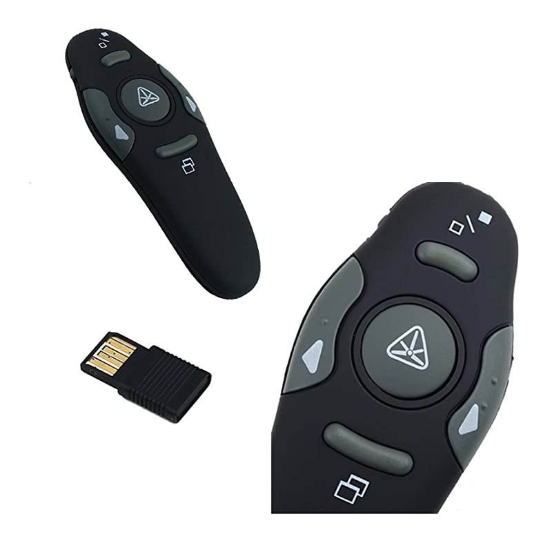 Presentation Clicker Clicker For Powerpoint Presentations Presenter Mouse Wireless Red Laser Pointer Windows Mac