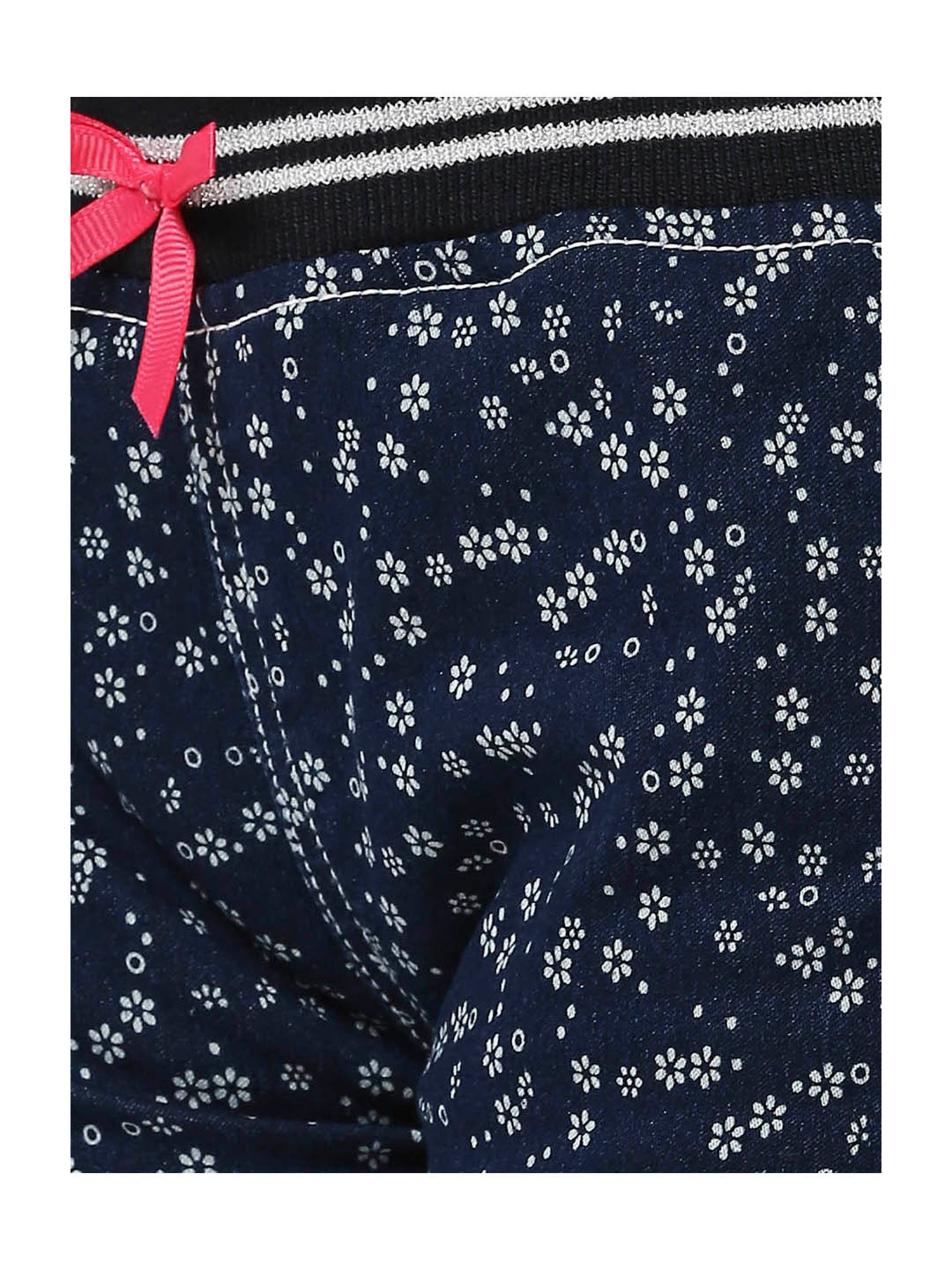 High Star Kids Blue Printed Shorts