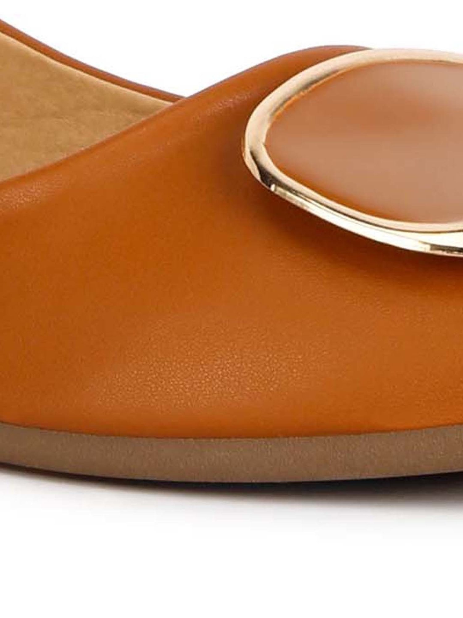 London Rag Women's Tan Flat Ballets