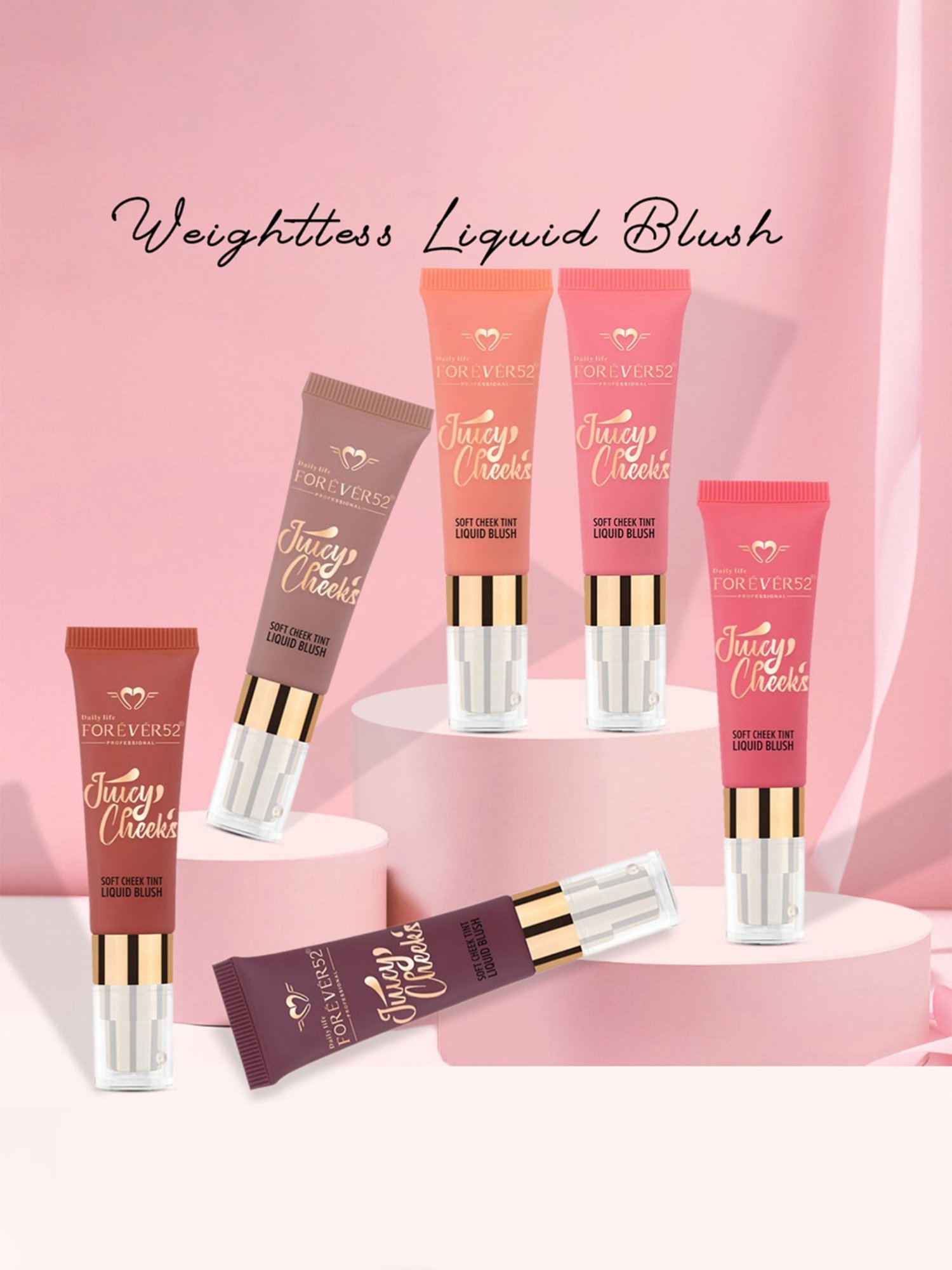 Daily Life Forever52 Juicy Cheeks Soft Cheek Tint Liquid Blush Sugar Plum - 10 ml