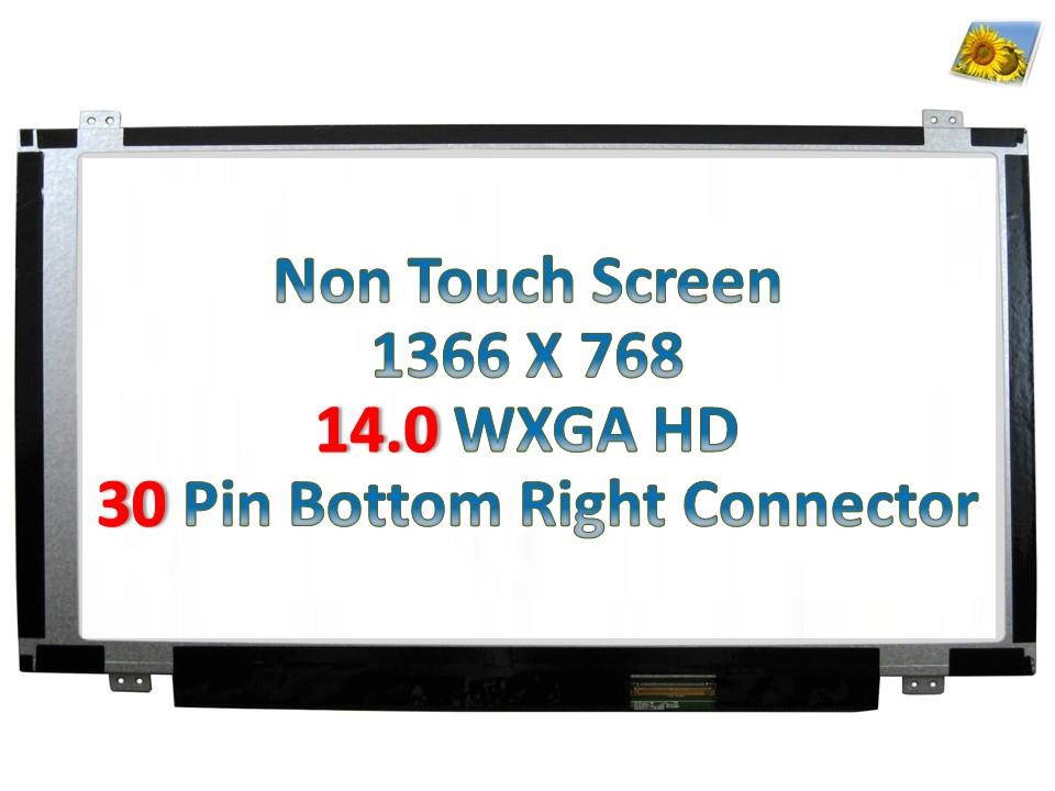 14" HD LCD LED 30 PIN eDP SCREEN FOR HP CHROMEBOOK 14-X040NR 14-CD570M 14-CD570M