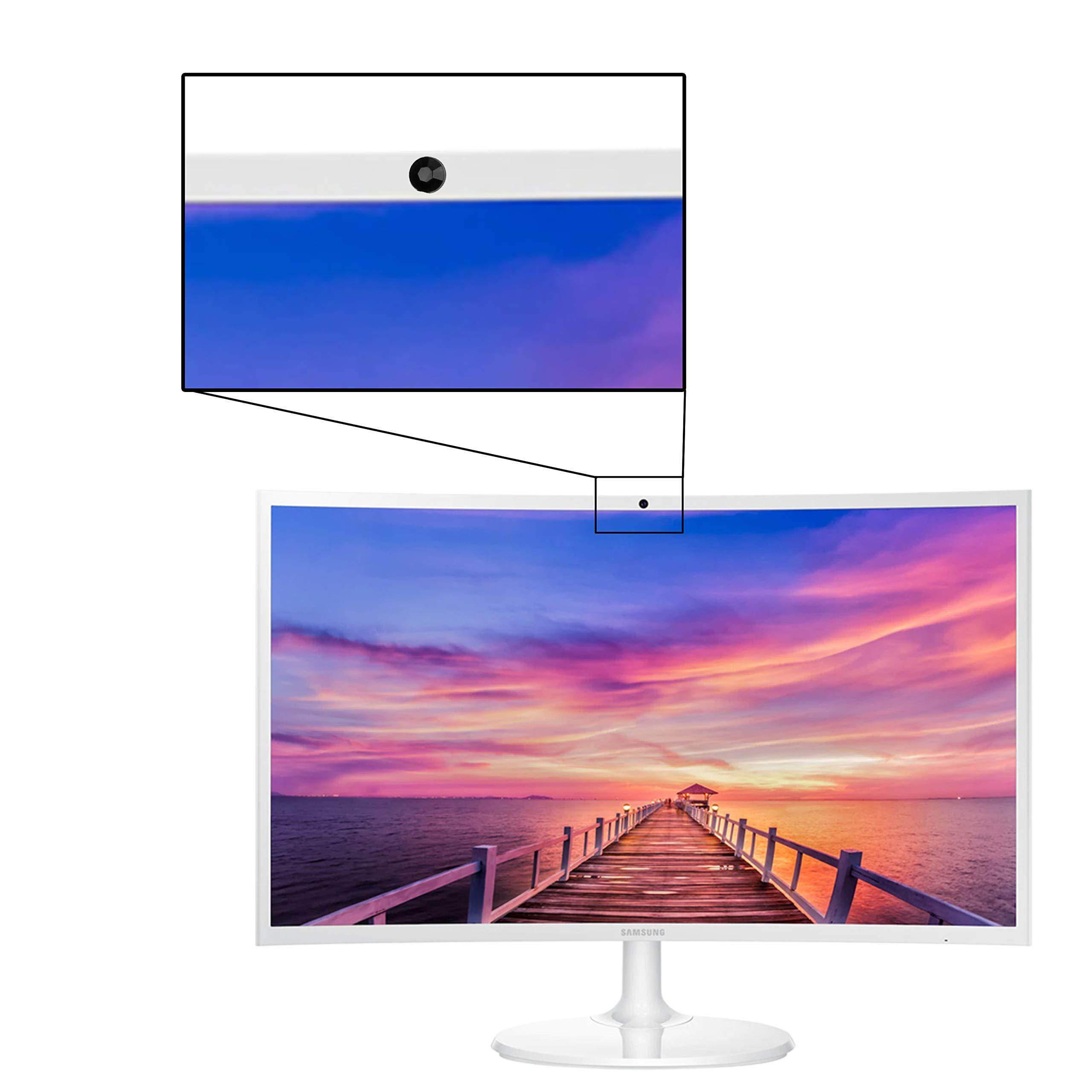 Eco-Fused Acrylic Stickers Compatible with Nest Cameras - 172 Pieces (Black) - Reusable - Cover Indicator Light of Nest Cameras, Built-in Cameras of Smartphones, Smart TVs, Game Consoles, Laptops