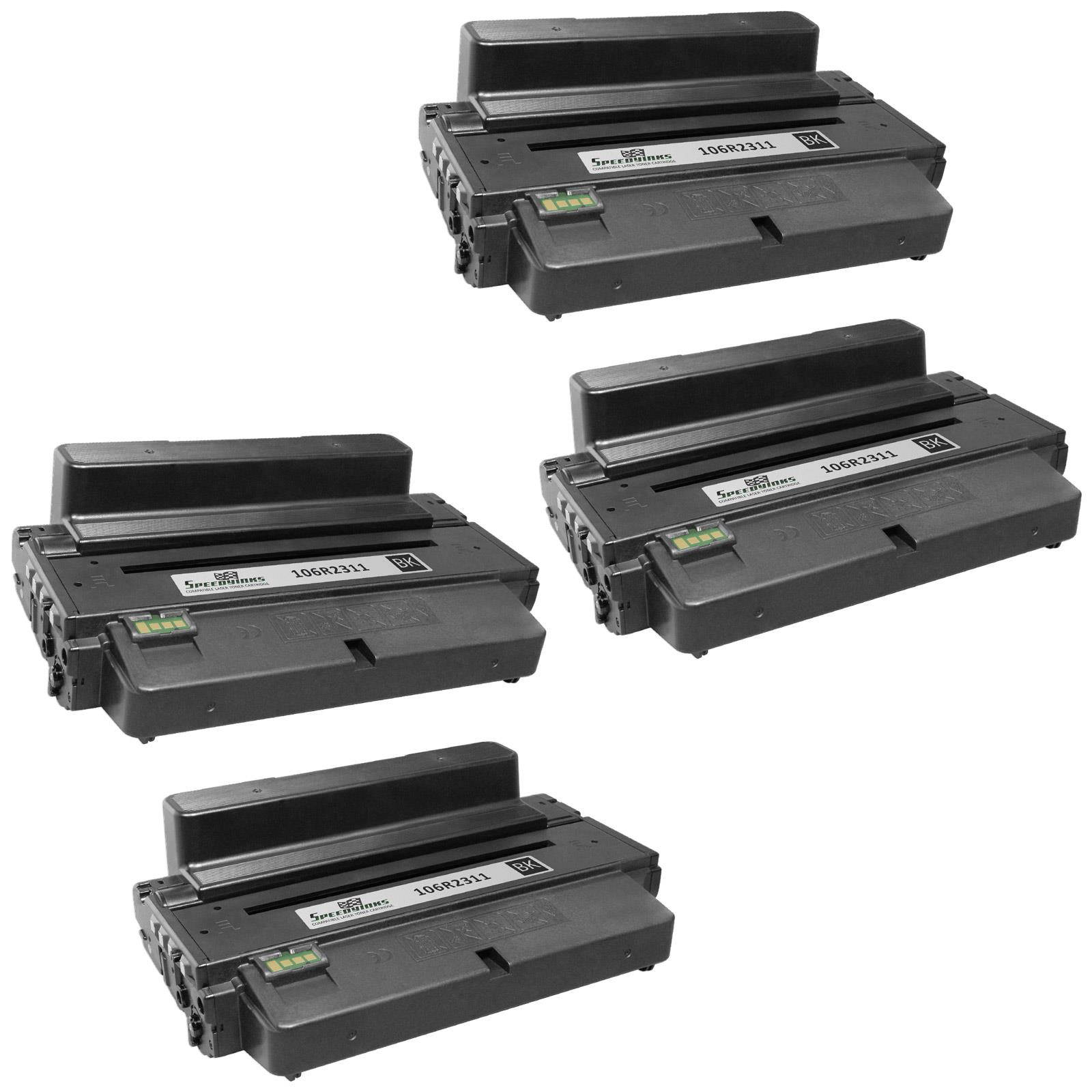 Speedy Inks - 2pk Compatible Xerox 3325 3315 106R02311 Laser Toner Cartridge Black Toner