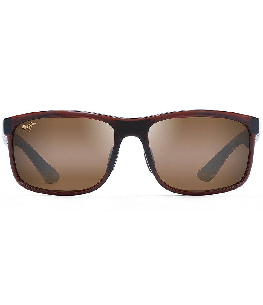 Maui Jim Huelo PolarizedPlus2&reg; Rectangle 58mm Sunglasses