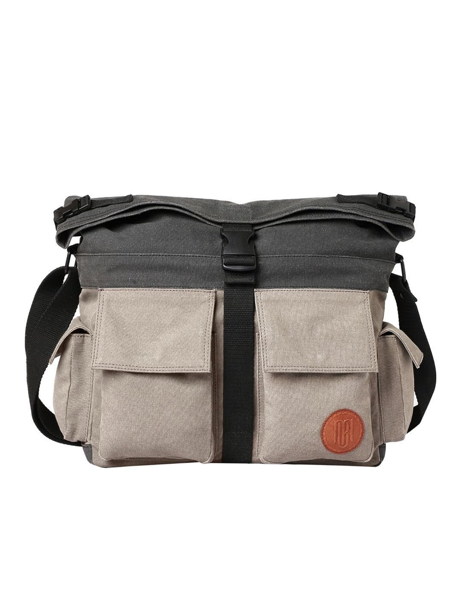 Mona B Beige Medium Cross Body Bag