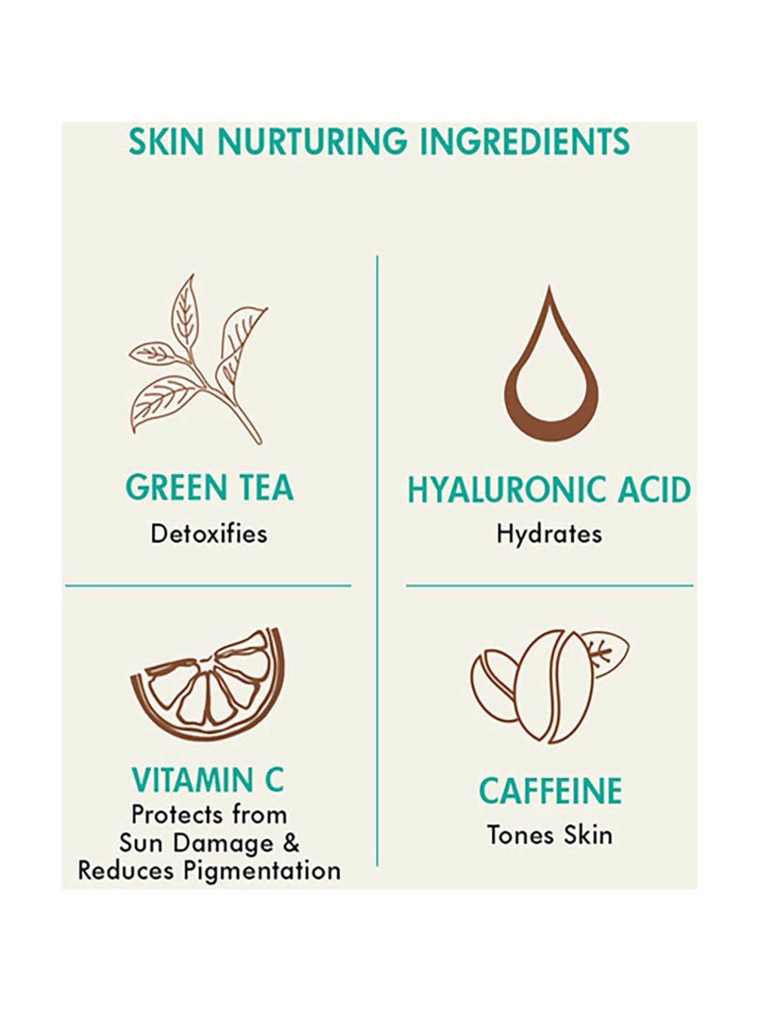 mCaffeine Green Tea Face Hydration Kit for Dull Skin