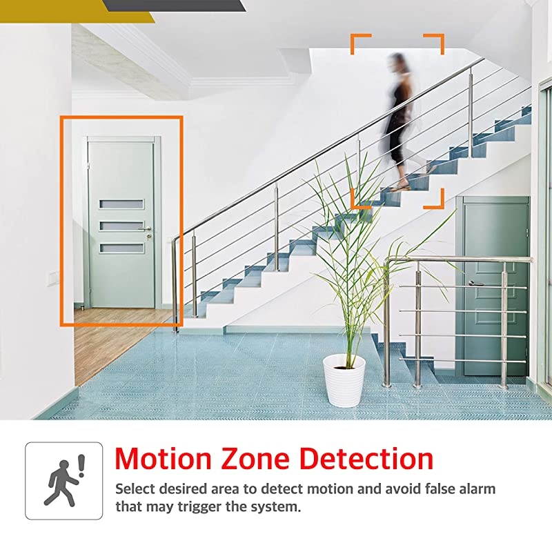 SDC89445BF 5MP CCTV Surveillance Weatherproof Bullet Security Camera 82ft IR Distance Plastic Housing 36mm Lens 104&deg; Wide Angle