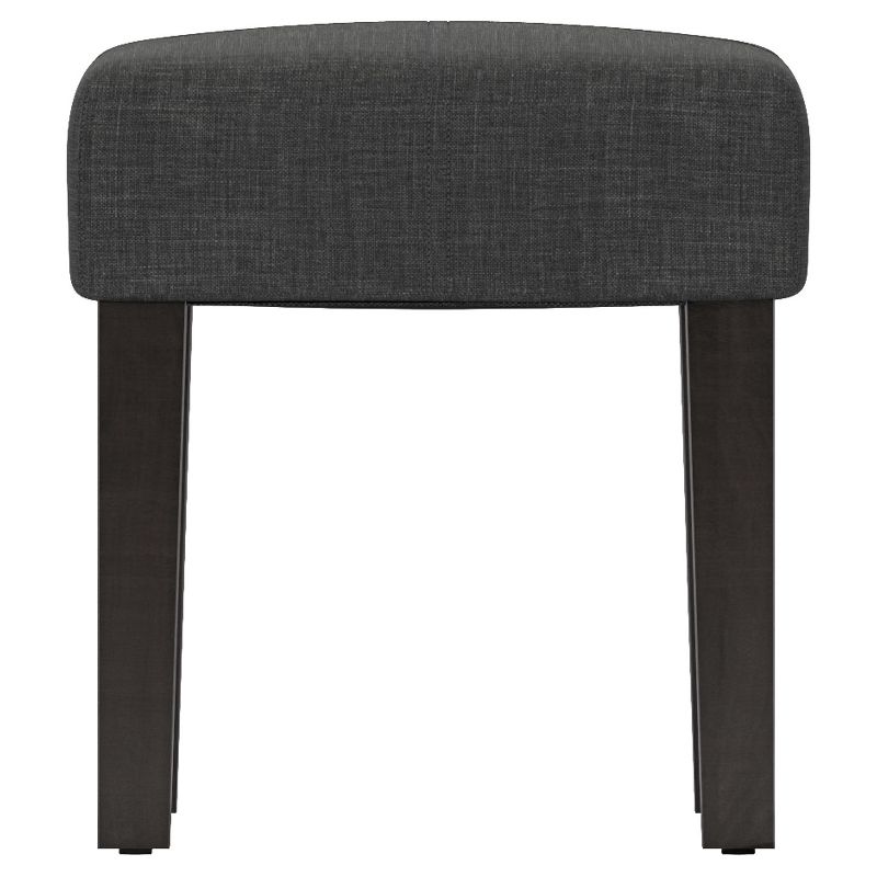 Antonio 16" Square Bench - Dark Gray - Corliving