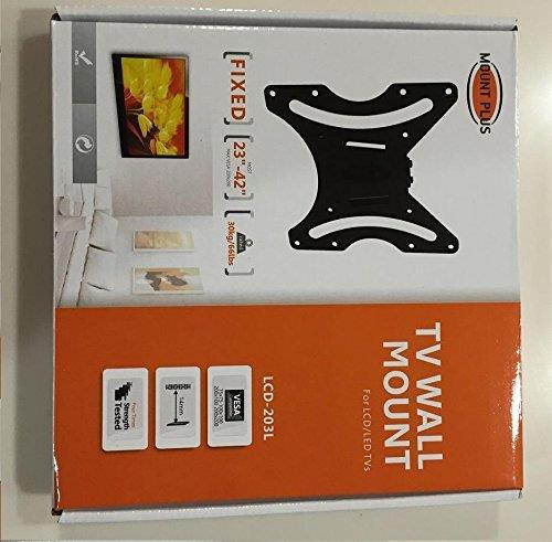 Mount World 1070 Ultra Slim Flush Wall Mount (0.5 Inch From Wall) 24" 26" 27" 29" 32" LCD LED Flat Panel Screen Monitor TV VESA 200x200mm, 200x100mm Maximum Loading 66lbs