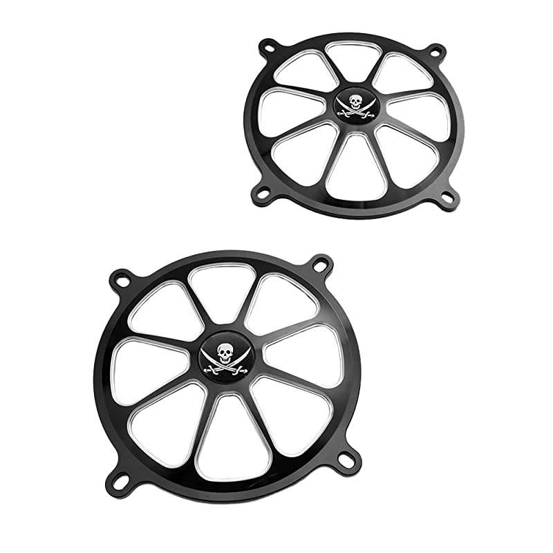 Audio Fairing Mount Speaker Grill Cover for Harley Davidson Touring Street Glide FL Trike 19962013 Pirate