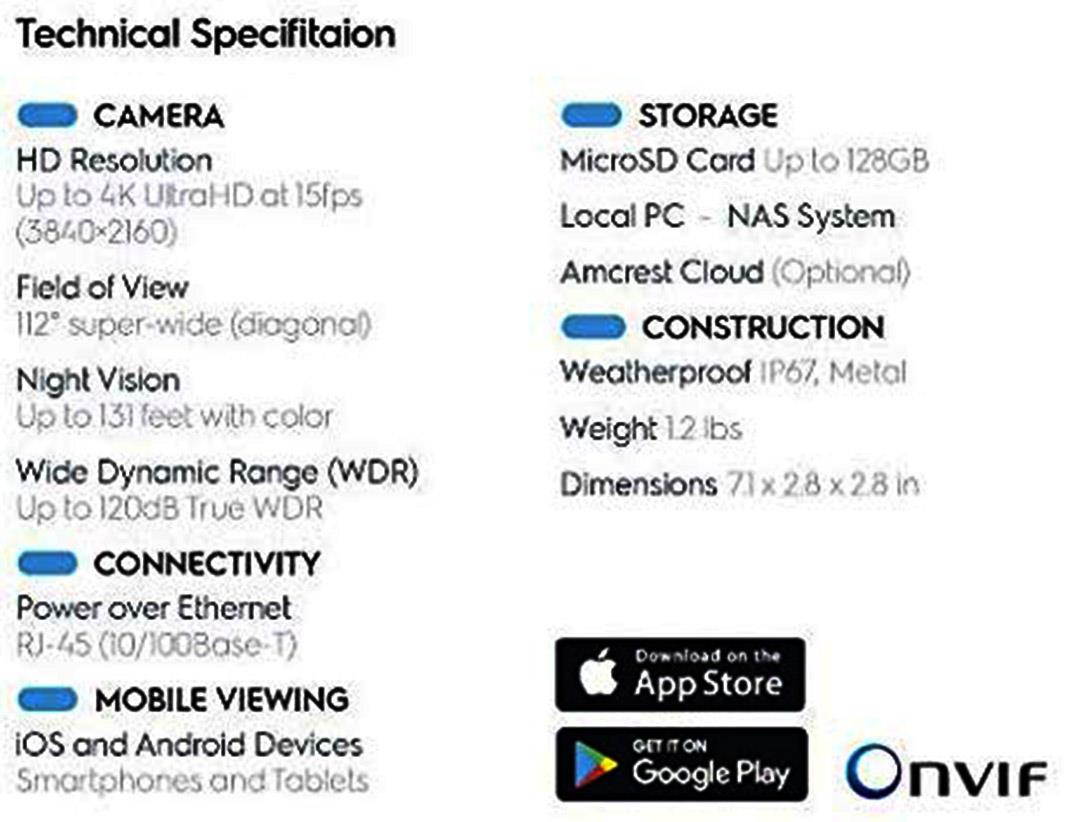 4K POE VANDAL BULLET (BLACK)