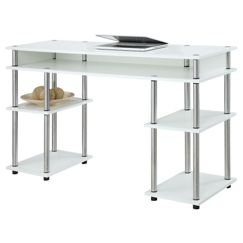 No Tools Student Desk White - Breighton Home