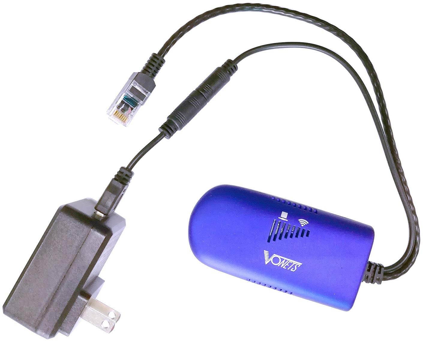 VONETS WiFi Bridge Repeater 2.4G 300mbps Wireless to Wired Ethernet Bridge + (5V / 2.1A) USB Wall Charger Adapter