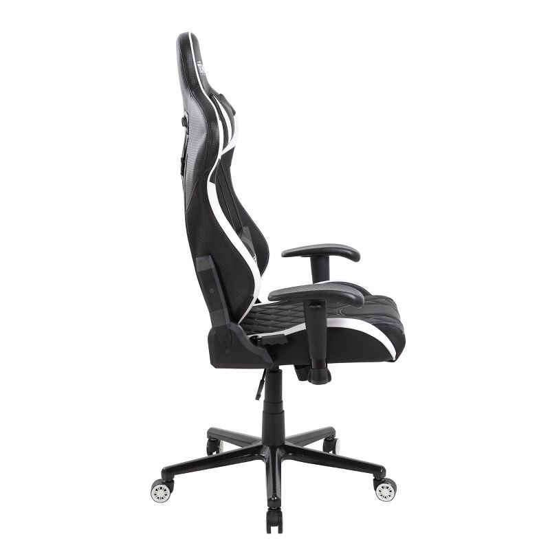 Ergonomic High Back Racer Style Video Gaming Chair White - Techni Sport