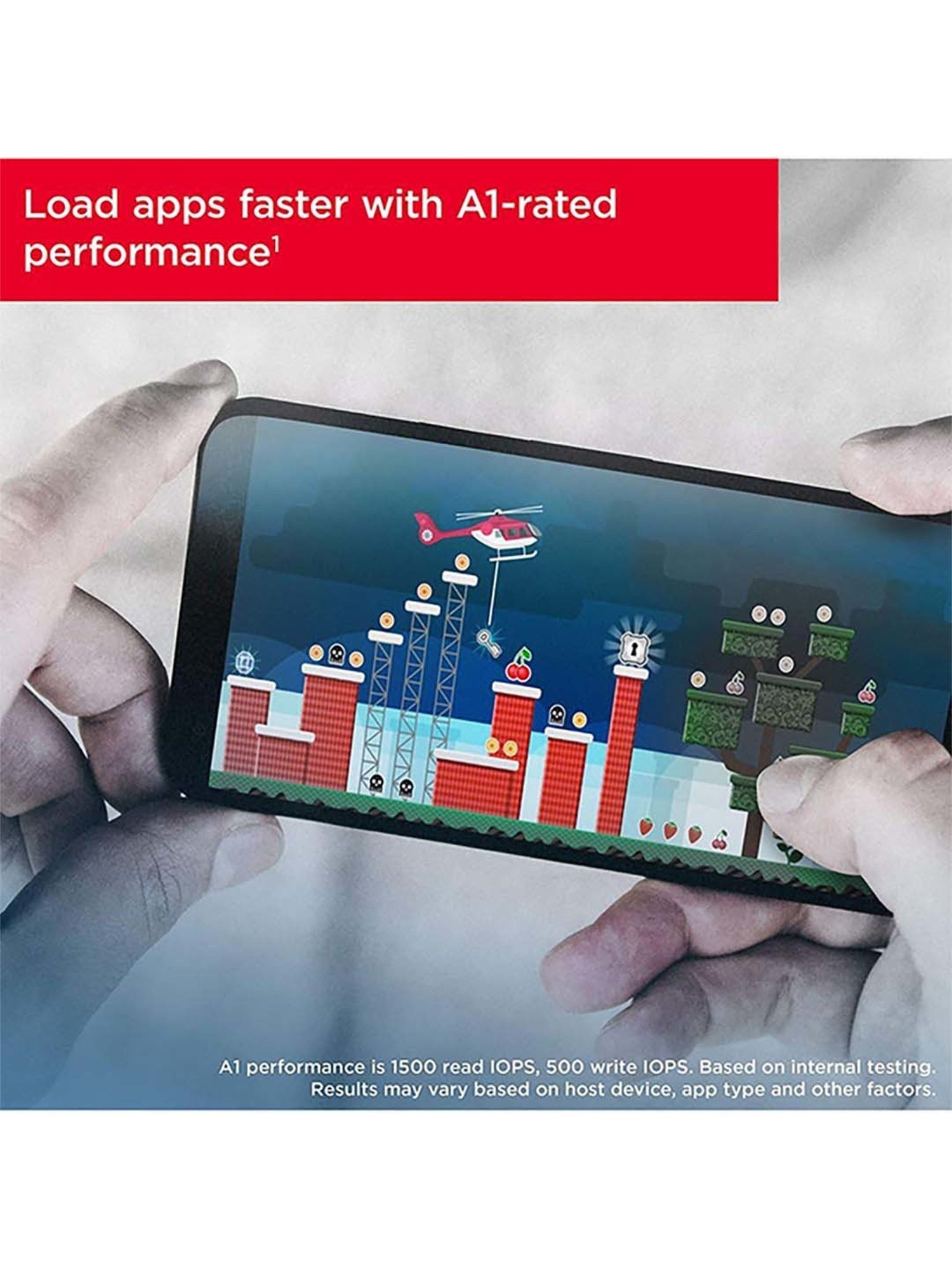 SanDisk Ultra 256GB Class 10 microSDXC UHS-I Card for Smartphones (Red/Grey) (Upto 150 MBP/S)