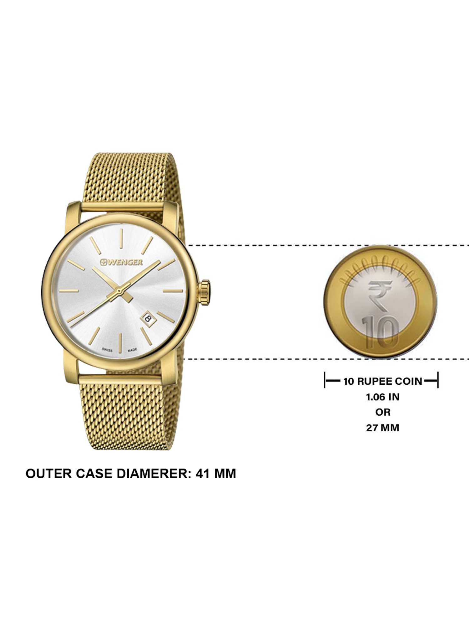 Wenger 01.1041.120 Urban Classic Chrono Swiss Made Watch for Men