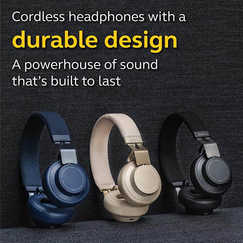 Move Style Edition, Beige &ndash; Wireless Bluetooth Headphones with Superior Sounds Quality, Long Battery Life, Ultra-Light and Comfortable Wireless Headphones, 3.5 mm Jack Connector Included
