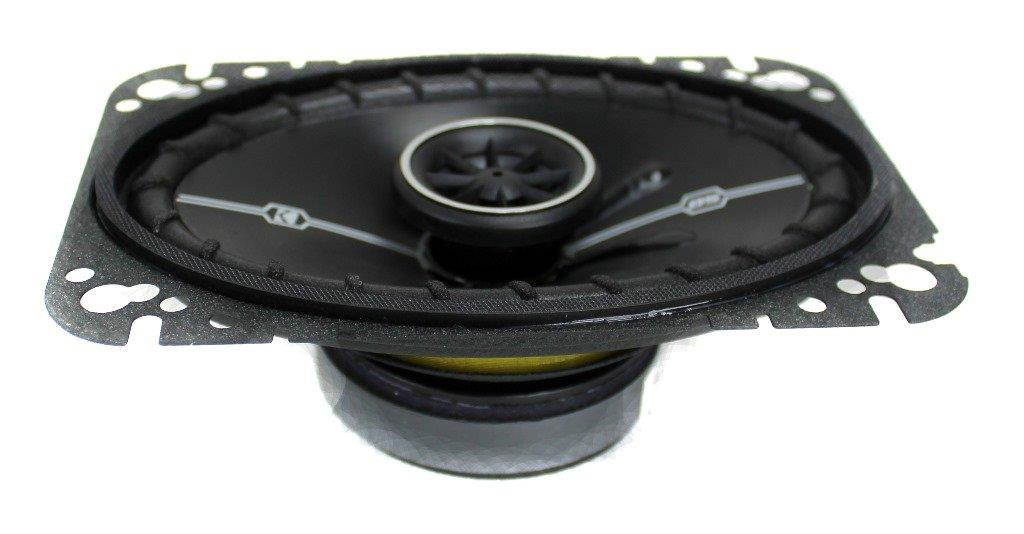 2) Kicker 41DSC464 4x6" + 2) 41DSC654 6.5" 240W Car Coaxial Speakers + Earbuds